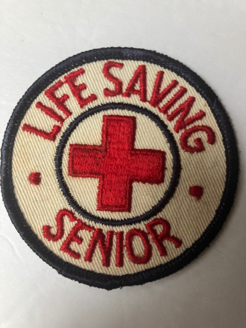 Life Saving Senior Fabric Patch